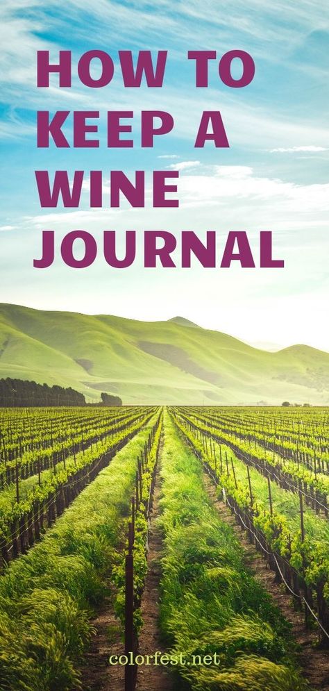 Wine Journal.  Record all your wine tastings in one place with this Wine Tasting Journal with guided template pages. #winetasting Wine Journal Template, Wine Journal, Wine Tasting Party, Log Book, Wine Clubs, Journal Template, Wine Lovers, Wine Tasting, Log