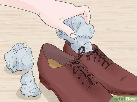 5 Ways to Widen Leather Shoes - wikiHow Stretch Leather Shoes, How To Stretch Shoes, Expensive Shoes, Costume Shoes, Shoe Last, Gardening Gloves, Thick Socks, Genuine Leather Shoes, Diy Shoes