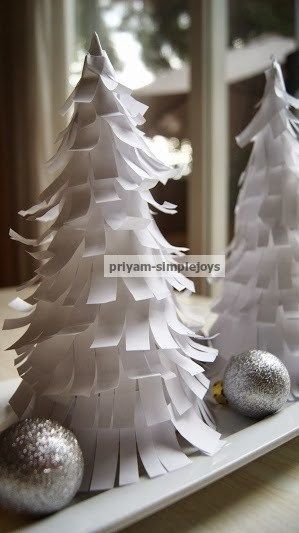 Paper Christmas Decorations, Diy Ikea, Christmas Paper Crafts, Cute Christmas Tree, Paper Christmas Tree, Winter Crafts For Kids, Paper Christmas, Christmas Crafts Decorations, Diy Christmas Tree