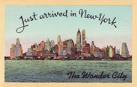 City Postcard, Visit New York City, New York Harbor, English Teaching, Nitty Gritty, Visit New York, Vintage California, Vintage New York, Hot Air Balloons