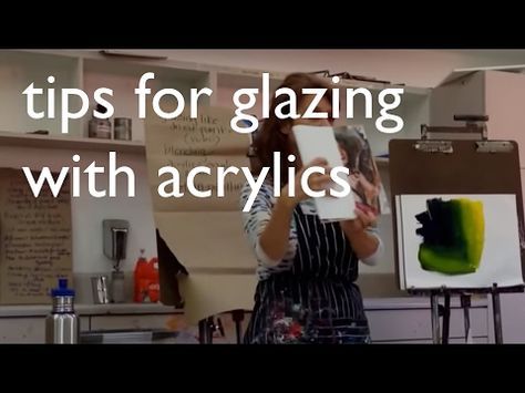 Acrylic Glazing Techniques, Painting Tricks, The Art Sherpa, Painting Stuff, Visual Reference, Matte Medium, Glazing Techniques, Abstract Art Diy, Acrylic Painting Lessons