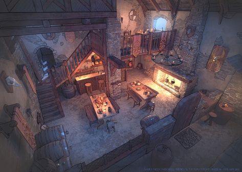 Tavern Aesthetic Medieval, Tavern Party Fantasy Art, Medieval Tavern Art, Tavern Aesthetic Medieval Bar, Fantasy Tavern, Medieval Interior, Medieval Tavern, Tavern Scene, Roman Army