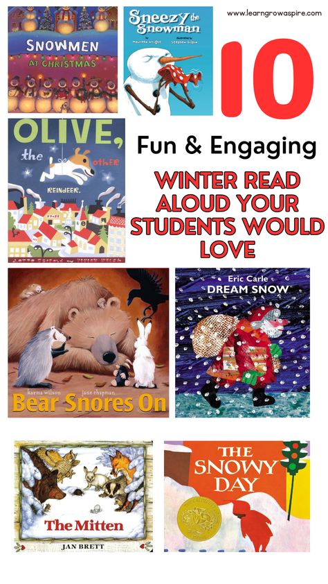 read alouds for kids, winter books for kids, winter read aloud January Read Alouds, Winter Read Alouds, Christmas Read Aloud, Winter Reads, Winter Books, Kids At Home, Read Alouds, In The Classroom, Read Aloud