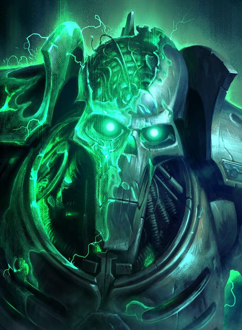 Alternate card art for Warhammer 40K: Conquest.  Used under authorization and copyright of Games Workshop Ltd. Published by Fantasy Flight Games Warhammer Necrons, Necron Warriors, 40k Necron, Warhammer 40k Necrons, Warhammer Artwork, For The Emperor, 40k Warhammer, Warhammer 40k Art, 40k Art