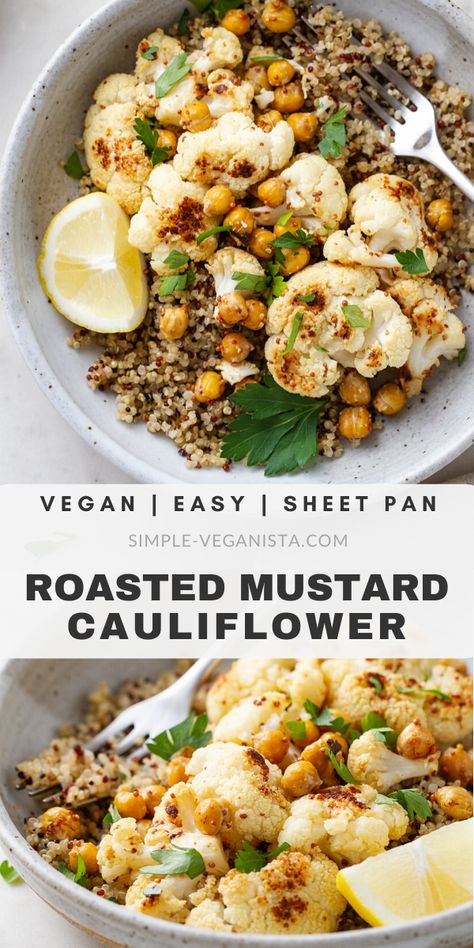 Simple Veganista, Eating Veggies, Vegetarian Bowls, Clean Eating Vegetarian Recipes, Clean Eating Vegetarian, Mustard Vinaigrette, Vegetarian Cabbage, Mustard Dressing, Healthy Side