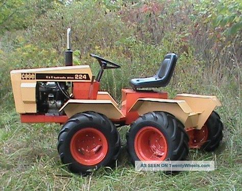 I Found It! I Found It! - Compact Utility and Farm Tractor Forum ... Garden Tractors For Sale, Garden Tractor Pulling, Yard Tractors, Homemade Tractor, Tractor Idea, Tractor Mower, Small Tractors, Case Tractors, Tractor Implements