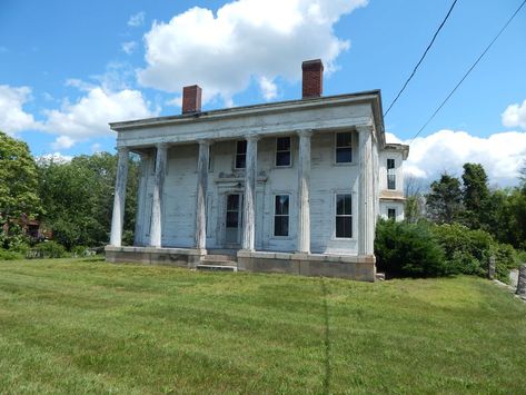 House, Property, Home, Building, Real estate, Estate, Architecture, Mansion, Residential area, Cottage, Old Mansions For Sale, Abandoned Mansion For Sale, Greek Revival Home, Colonial Mansion, Old Abandoned Buildings, Old Abandoned Houses, Old Mansions, Old Houses For Sale, Unusual Homes