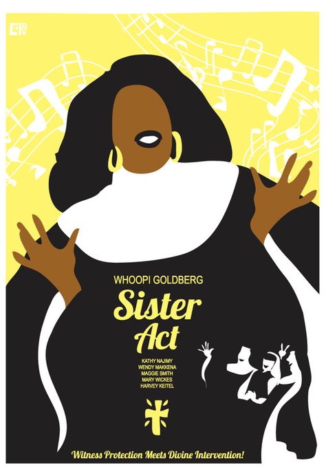 Sister Act Sister Act Poster, Sister Act Movie, Sister Act Musical, Reverend Mother, Mary Wickes, Musical Theatre Broadway, Tv Posters, Poster Advertising, Movie Blog