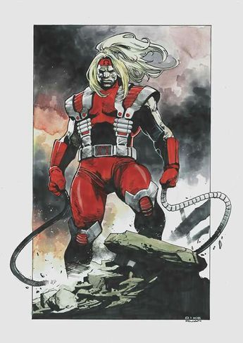 Omega Red Marvel, Wolverine Artwork, Omega Red, Wolverine Art, Comic Villains, Marvel Characters Art, Marvel Drawings, Marvel Villains, Dc Comics Superheroes