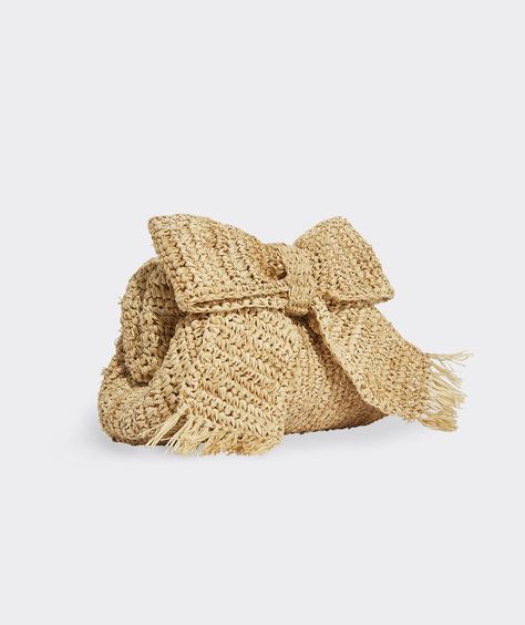 Shop Raffia Bow Clutch at vineyard vines Bow Clutch, Womens Luggage, Straw Clutch, Bow Bag, Crochet Clutch, Womens Handbags, Raffia Bag, Straw Bags, Woven Raffia