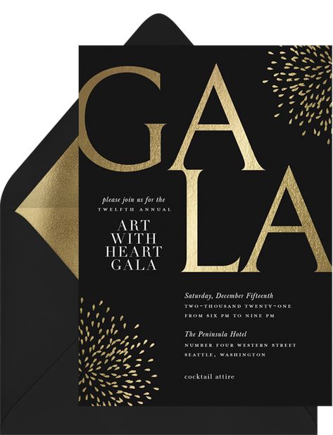 Formal Invitation Card, Gala Invitation Design Modern, Luxury Birthday Invitations, Gala Graphic Design, Gala Poster Design, Gala Invite Design, Gala Invitation Design, Prom Tickets, Elegant Invitation Design