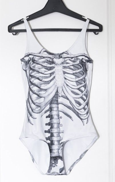 xray Skeleton Bodysuit, Lingerie Babydoll, A Skeleton, Mode Style, Swim Suit, Look Cool, Leotards, Athleisure, Fashion Illustration