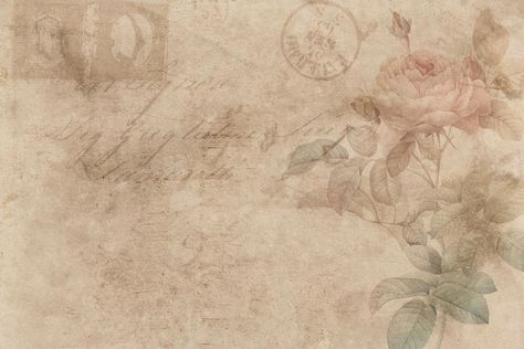 Vintage rose background with handwriting and postmark | free image by rawpixel.com / Techi Old Paper Texture Vintage, Paper Texture Vintage, Old Paper Texture, Mẫu Power Point, History Background, Background For Powerpoint Presentation, Vintage Floral Backgrounds, Wattpad Background, Vintage Template