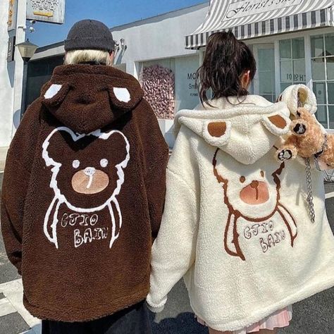 Bear Hoodie Outfit, Nautical Inspired Outfit, Bear Ear Hoodie, Retro Inspired Outfits, Bunny Hoodie, Dressy Attire, Bear Embroidery, Colorful Jumpsuit, Sophisticated Outfits