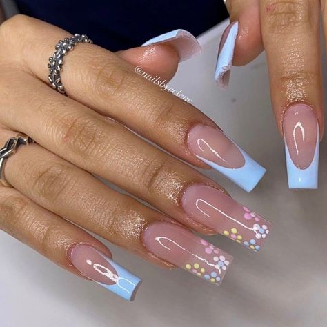 #springnails #nailstagram #nailfie #gelnails #nailsoftheday #summernails #shortnails #instanails #nails4today #nailaddict #nailinstagram #winternails #pinknails #gelpolishnails #nailgram #newnails #colorfulnails #glamnails #orangenails #nailsnailsnails💅 #springnail #paznokietki #nails2020 #artnail #ombrenails #nailsonpoint #summernails #nudenails #rednails #frenchnails #nailspolish #shortnails #nailshop #prettynails #nails4today #nailsoftheweek #nailsinstagram #cutenails #nailsdesigner Acrylic Nail Designs For Spring Square Long, Nail Ideas For Spring Acrylic Coffin, Square Nail Aesthetic, Spring Nail Ideas Square, Short Acrylic Nails Coffin Spring, Spring Nail Inspo Coffin, Nail Ideas For Spring Square, Trendy Gel Nails Spring, Square Spring Acrylic Nails