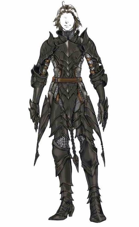 Leather Armour Male Concept Art, Navigator Character Design, White Knight Chronicles, Elf Armor Design, Scale Mail Armor Dnd Male, Dark Armor Design, Male Armor Design, Medieval Armor Concept Art, Leather Armor Design