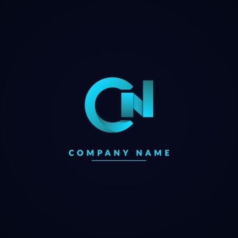 Creative professional cn logo template | Free Vector #Freepik #freevector #business-logo #company-logo #logo-templates #brand-logo Logo Maker Free Templates, Cn Logo, Trading Logo, Logo Company, Iconic Photos, Logo Maker, Letter Logo, Vector Photo, Business Logo