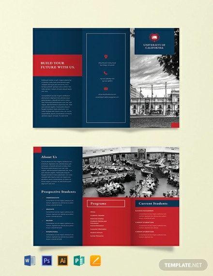 Phamplet Design, University Brochure Design, University Brochures, College Brochure, Brochure Design Layouts, 잡지 레이아웃, Brochure Design Layout, Trifold Brochure Design, Pamphlet Design