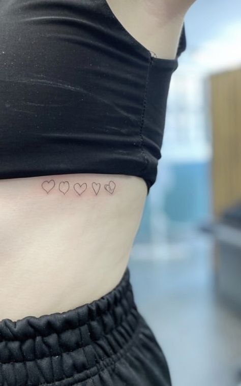 Heart Tattoo Drawn By Family, Family Drawing, Heart Tattoo, Tattoo Quotes, Tattoo Ideas, Tattoos