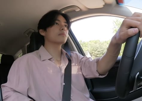 drive with V ♡︎ Taehyung Driving Car, Kim Taehyung Driving Car, Taehyung Driving, Ill Never Leave You, Traffic Accident, Cold Girl, Game Of Love, Dangerous Love, Driving Car