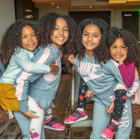 Mcclure Twins, Kids Outfits Daughters, Cute Mixed Babies, Cute Black Babies, Beautiful Black Babies, Cute Twins, Sister Sister, Black Babies