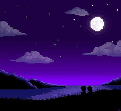 521cd4b14f7f3d086a3d5778806bc572.gif (500×458) Pixel Art Gif, 8 Bit Art, Pixel Art Background, The Moon And Stars, Pixel Animation, App Instagram, Arte 8 Bits, 8bit Art, Cool Pixel Art