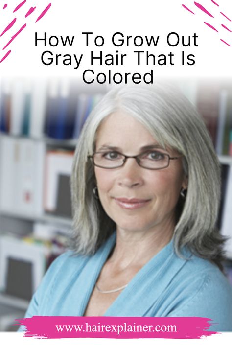 Learn how to gracefully grow out colored gray hair. Transitioning to your natural gray hair can be a beautiful process. Embrace your roots and let your gray shine through. Discover tips and techniques for blending and managing two-tone hair. #GrayHairTransition #NaturalGrayHair #EmbraceYourRoots #TwoToneHair #GracefulAging How To Let My Grey Hair Grow Out, Grey With Blonde Highlights Going Gray, How To Stop Coloring Hair And Go Gray, Growing Out Roots Brown, How To Let My Gray Hair Grow Out, Gray Toner For Blonde Hair, Blending White Hair Roots, How To Go Gray Gracefully Highlights, How To Grow Out Gray Hair Gracefully