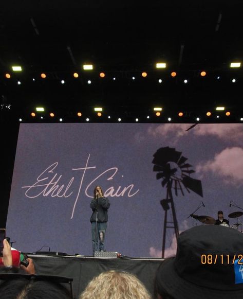 ethel cain performing at outside lands fest on friday, via @pics.by.dana, @alexleschber, @blongonjarvis, @emmahandrews, and @giaasidhu | Instagram Mother Cain, Outside Lands, Ethel Cain, Manifesting Vision Board, Concert Aesthetic, Comfort People, Colin Firth, Insta Posts, Memory Books