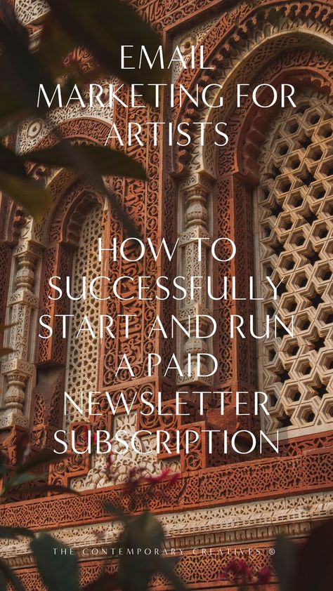 EMAIL MARKETING FOR ARTISTS: HOW TO SUCCESSFULLY START AND RUN A PAID NEWSLETTER SUBSCRIPTION Yes, you read that headline correctly. People are willing to pay for your newsletter. But if you want your paid newsletter to be successful, there are a few steps you need to take. In this article, you’ll learn all the steps to starting your own paid newsletter subscription service. Newsletter Subscription, Digital Marketing Trends, Marketing Advice, Marketing Resources, Be Successful, Marketing Trends, Email Marketing, Digital Marketing, Marketing