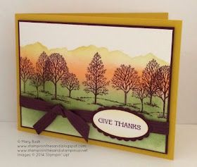 Stampin' in the Sand: Giving Thanks... Stampin Up Anleitung, Lovely As A Tree, Carte Halloween, Leaf Cards, Giving Thanks, Nature Card, Tree Stamp, Making Greeting Cards, Tree Cards