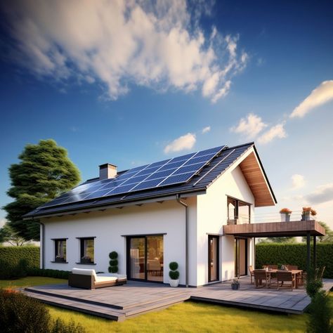 Solar Panel House, Solar Background, Panel House, Estate House, Solar Power House, Panel Solar, Solar Panels For Home, Nice Pic, Solar House