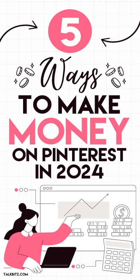 In this blog post, you'll discover essential tips to start making money on Pinterest! Learn how to leverage the platform with this beginner's guide and turn your pins into profits. Don't miss out on this valuable resource - read this! #PinterestMarketing #OnlineIncome #makemoneyonline How To Use Pinterest, How To Make Money With Pinterest, Shop On Pinterest, Making Money On Pinterest, Business Ebook, Make Money On Pinterest, Learn Pinterest, Shopify Marketing, Money On Pinterest