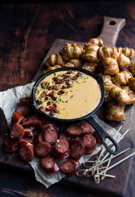 Fall Hot Appetizers For Party, Mini Soup Appetizers, Pretzel Dinner Ideas, Game Day Menu Ideas, Beer Cheese Board, Game Night Foods Hosting, Hors O'dourves, Fall Hourdourves, Oktoberfest Appetizers Parties