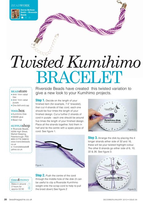 BEAD059 Simple Kumihimo Patterns, Kumihimo Patterns 16 Strands, Kumihimo Bracelets Diy, Kumihimo Tutorial, Braided Friendship Bracelets, Kumihimo Braiding, Paracord Bracelet Tutorial, Kumihimo Jewelry, Kumihimo Patterns