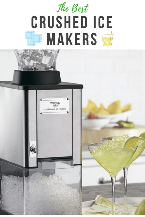 We did the dirty work for you and found the best crushed ice makers on the market that are perfect for your kitchen. Drinks Slushies, Slushie Maker, Fijian Food, Matcha Tea Recipes, Crushed Ice Maker, Girls Slumber Party, Ice Makers, Must Have Kitchen Gadgets, Ice Snow