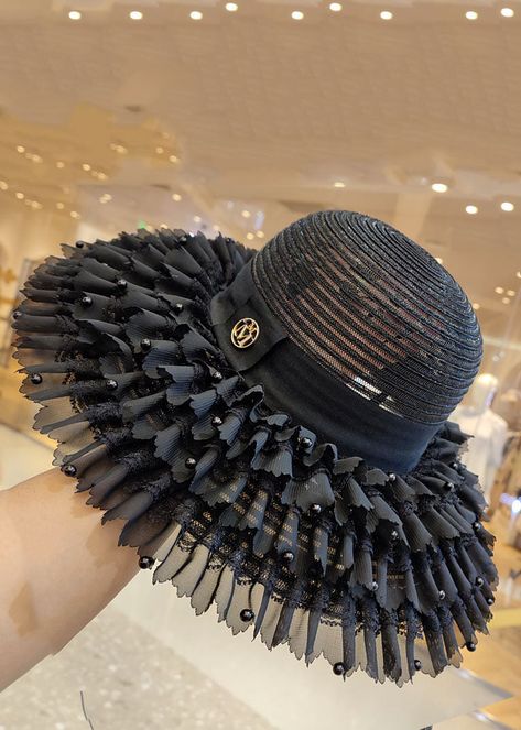 Boho Black Pearl Hollow Out Tulle Cloche Hat Tulle Hat, Weave Hairstyles Braided, Women Church Suits, Women Church, Church Suits, Hairstyles Braided, Daily Hairstyles, Head Pieces, Head Gear