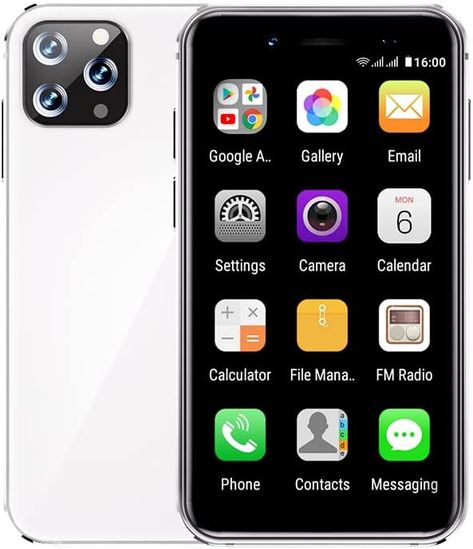 SUDRID Mini Smartphone, Unlocked Smartphone The World's Smallest Cell Phone 3.0 Inches Android Mini Phone 2G+32G Quad Core 5.0MP Dual SIM Tiny Child Phone Unlocked 3G Mobile Phone (White) Check more at https://us.productsoffer.in/sudrid-mini-smartphone-unlocked-smartphone-the-worlds-smallest-cell-phone-3-0-inches-android-mini-phone-2g32g-quad-core-5-0mp-dual-sim-tiny-child-phone-unlocked-3g-mobile-phone-white/ Julia Child Cookbook, Smallest Smartphone, Child Phone, Worlds Smallest, Mini Smartphone, Mini Phone, Pretty Iphone Cases, Julia Child, Small World