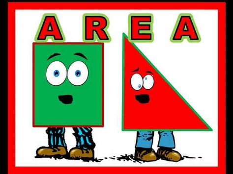 "Area of Squares, Rectangles and Triangles Song" by Heath Area Of A Rectangle, Maths Area, Classroom Videos, Math Anchor Charts, Math Measurement, Fourth Grade Math, Classical Education, Daycare Ideas, Math Geometry