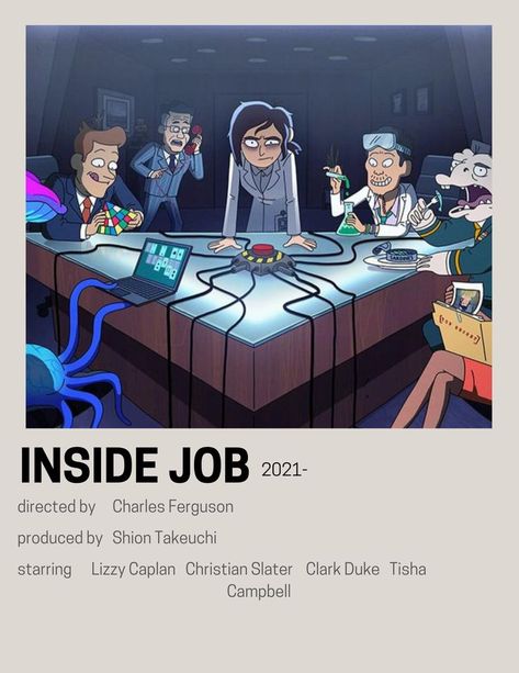 Inside Job Movie Poster, Inside Job Polaroid Poster, Inside Job Poster, Trabajo Incognito, Minimalist Polaroid Poster, Randy Cunningham Ninja Total, Job Poster, Film Poster Design, Polaroid Poster