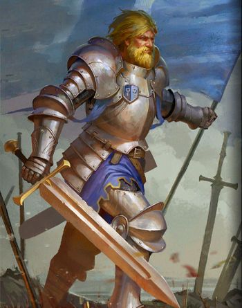 Sir Kay | Heroes of Camelot Wiki | Fandom powered by Wikia Sir Kay, Fantasy Humans, Rpg Npc, Knights Of The Round Table, King Arthur Legend, Plate Armor, Arthurian Legend, Green Knight, Fantasy Heroes