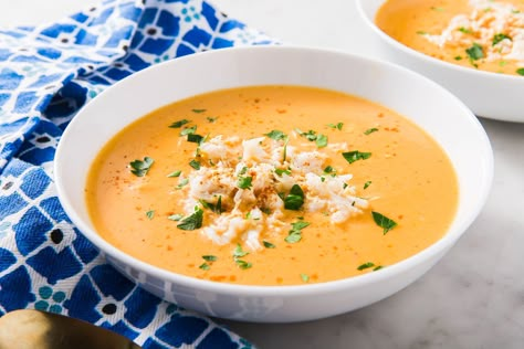 Creamy Crab Bisque Is The Coziest Comfort Food Delish Crab Bisque Recipe, Bisque Soup Recipes, Celery Recipes, Bisque Soup, Crab Bisque, Seafood Bisque, Creamy Crab, Crab Soup, Bisque Recipe