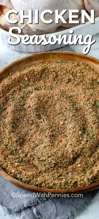 Seasonings For Chicken, Easy Chicken Seasoning, Best Chicken Seasoning, Roast Chicken Seasoning, Chicken Seasoning Recipes, Spice Rubs, Chicken Rub, Dry Rub Recipes, Dry Rubs