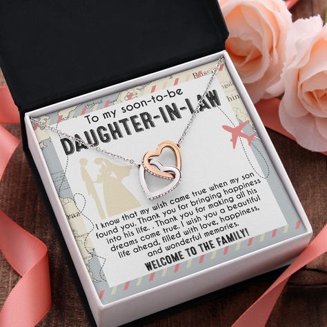 🎁 Give your daughter-in-law a heartfelt welcome to the family with this beautiful pendant necklace! 💕 Let her know how much she means to you with this special wedding gift. 💍 #DaughterInLaw #WelcomeToTheFamily #WeddingGift #PendantNecklace #HeartJewelry #BrideToBe #FamilyLove #NewMember #DaughterInLawGift #WeddingSeason 🌸 #daughterlove Shop Now https://bit.ly/3VWXxbs Special Wedding Gifts, Daughter In Law Gifts, Beautiful Pendant Necklace, A Beautiful Life, Welcome To The Family, Perfect Wedding Gift, Daughter In Law, Found You, Family Wedding