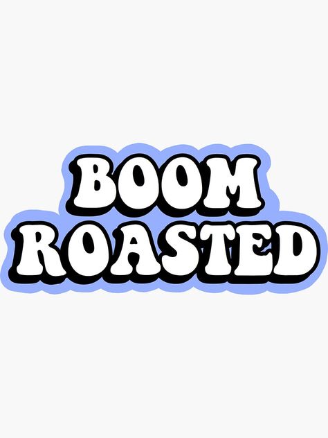 Boom Roasted The Office, Boom Roasted, Hydroflask Stickers, Cool Stickers, Glossier Stickers, Transparent Stickers, Allianz Logo, The Office, Sticker Design