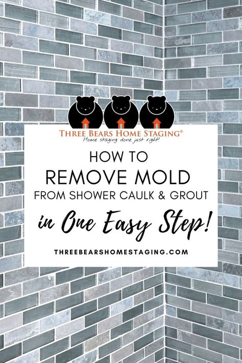 Mold On Grout Cleaning Tips, Mold In Grout, How To Clean Grout In Bathroom, How To Remove Mold From Caulk, How To Remove Black Mold From Grout, Mold Remover Bathroom Caulk, Removing Mold From Shower Caulk, How To Get Mold Off Shower Caulk, How To Remove Mold From Shower Caulking