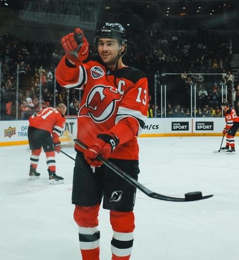 nico hischer Nico Hischier, Hockey Memes, Ice Hockey Players, Nhl Players, New Jersey Devils, Be A Nice Human, Hockey Players, Ice Hockey, I Love Him