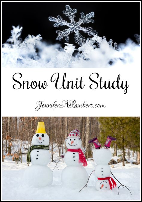 Snow Unit Study Snow Unit Preschool, Winter Homeschool Unit, Winter Unit Study, Inuit Unit Study, Snow Unit Study, Finger Painting For Kids, Winter Sensory Bin, Snowflake Pictures, Snowflake Bentley