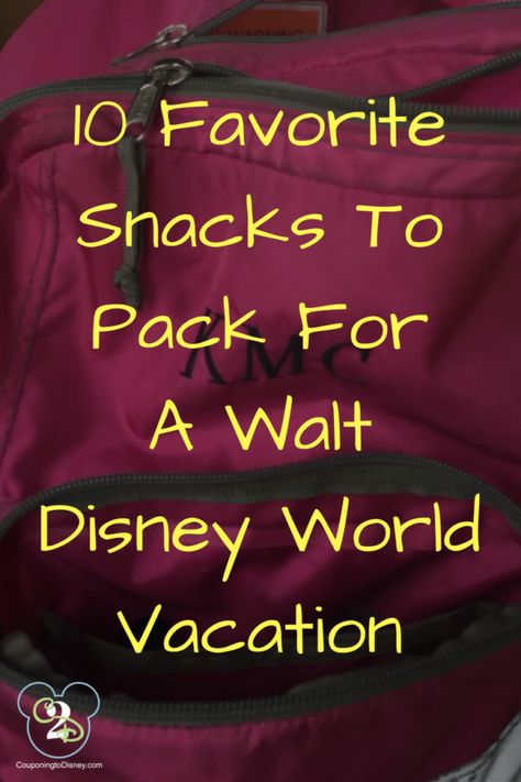 10 Favorite Snacks To Pack For A Walt Disney World Vacation Small Healthy Snacks, Disney World Packing, Disney On A Budget, Orlando Travel, Disney Snacks, Orlando Vacation, Disney World Planning, Disney World Parks, Walt Disney World Vacations