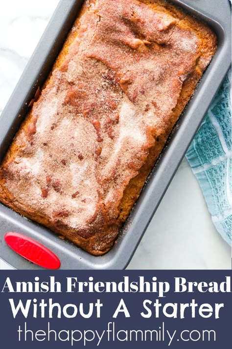 Amish friendship bread without a starter. Amish friendship bread with pudding. Amish friendship bread recipe without pudding. Amish friendship bread starter without yeast. Amish friendship bread starter recipe. Amish friendship bread variations. Easy baking recipes. Easy treat ideas with pantry staples. Easy pantry recipes. Easy food storage treat ideas. Simple treat ideas. #amishrecipes #amish #bread #bakedgoods #pantrycooking #shelfcooking #treats #baking Friendship Bread Without Starter, Amish Friendship Bread Without Starter, Bread Without Starter, Amish Friendship Bread Variations, Bread Starter Recipe, Amish Dishes, Baking Recipes Easy, Amish Bread Recipes, Amish Friendship Bread Starter Recipes