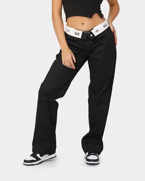 Women’s Streetwear Outfits - New Arrivals | Culture Kings | Page 2 Dickies Outfit Women, Dickies 874 Outfit, Dickies Pants Outfits, Dickies Pants Outfits Women, Dickies Outfit, Colored Pants Outfits, Brown Pants Outfit, Pants Outfit Work, Dickie Work Pants